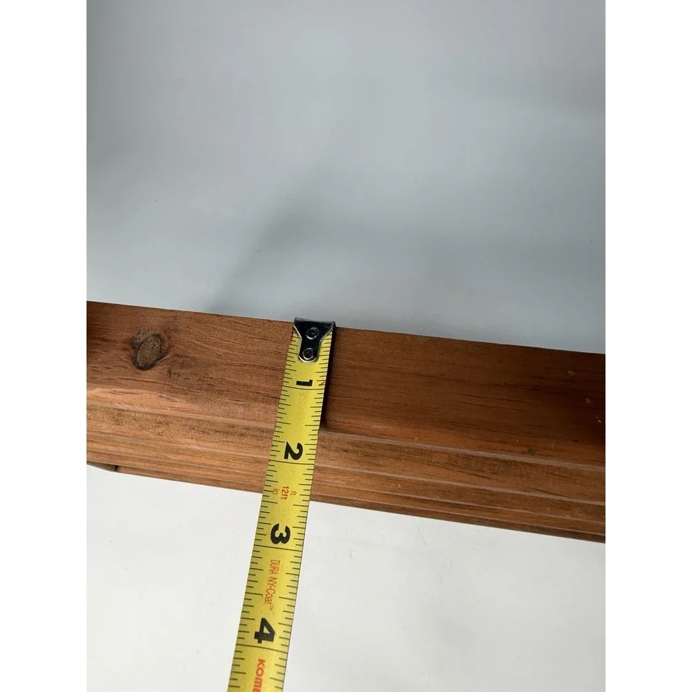 Vintage Wooden 4 Tier Nursery Wall Shelf Kids Room Book Display Shelf